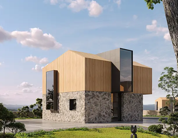 Architectural concept of modular house