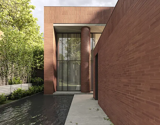 Anderson house exterior render (сделано по референсу)