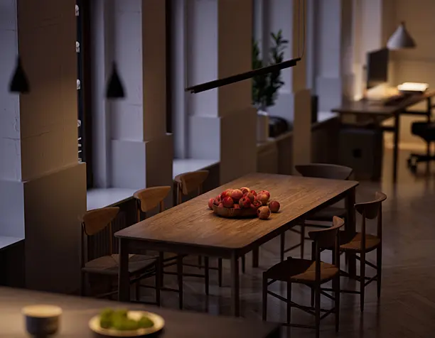Unreal Engine. Интерьер. Вечернее освещение