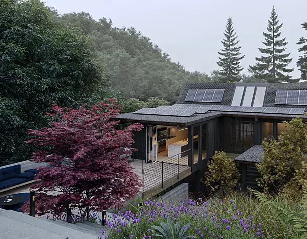 Twin Peaks Residence (выполнено по референсу)