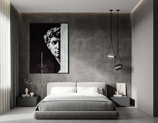 GREY BEDROOM