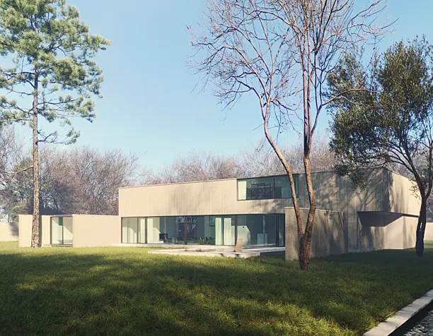 modern villa