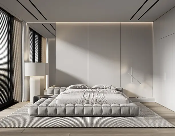 Bedroom visualization (сделано по референсу)