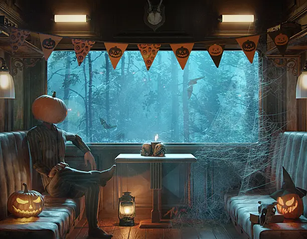 Pumpkin Jack едет на вечеринку