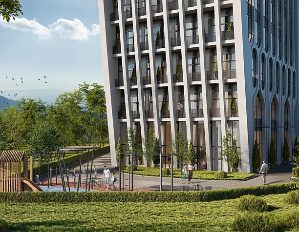 Visualization of the residential complex "Union"