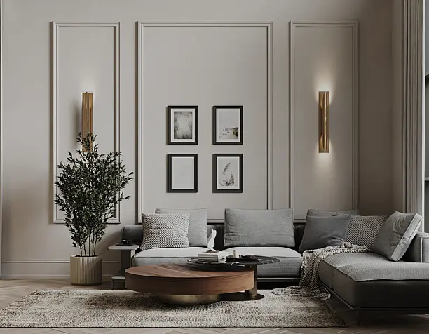 Triangle living room