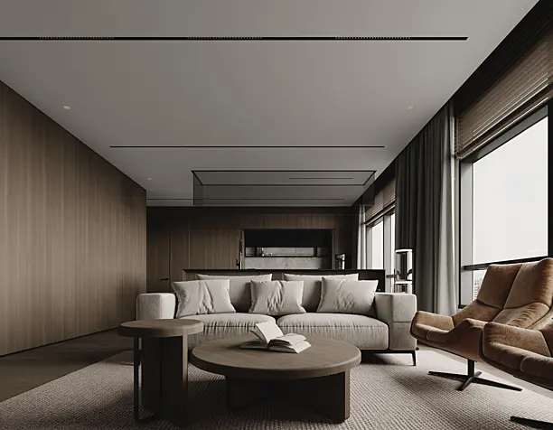 Minimalistic Livingroom-Kitchen
