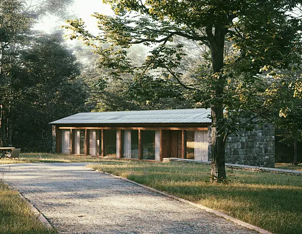 Guesthouse in a Forest