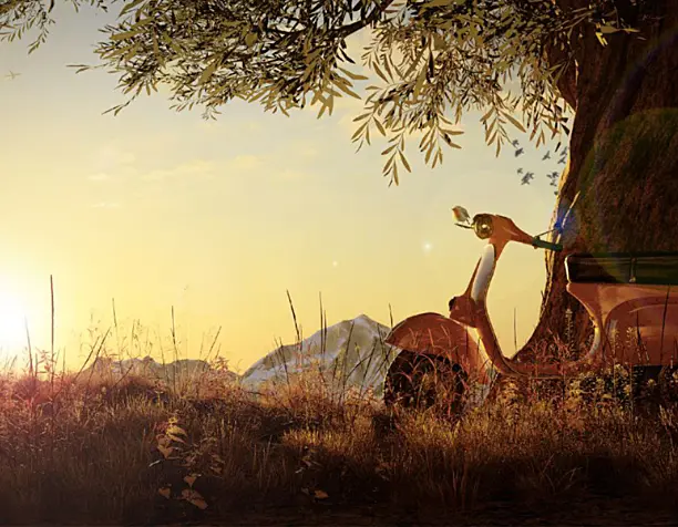 Sunrise landscape