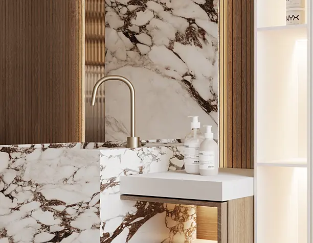 Master bathroom interior