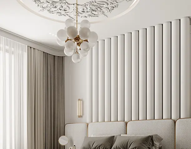 Master bedroom in neoclassical style