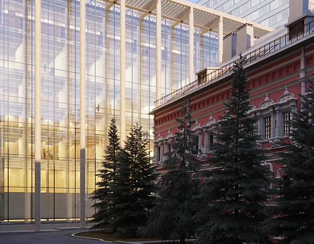 Административное здание в Москве.