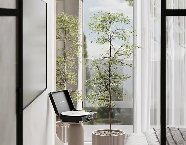 Minimalizm bedroom interior