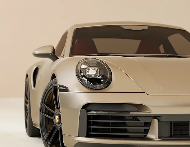 Визуализация Porsche 911(сделано по референсу)