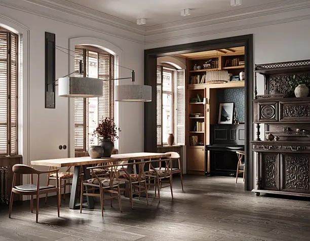 Apartment Interior (сделано по референсу)