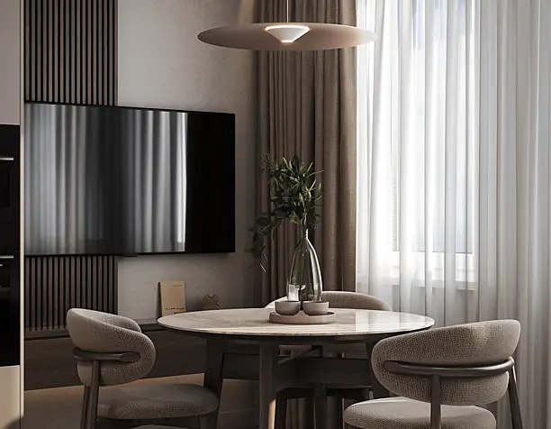 Modern Minimalist Kitchen Interior