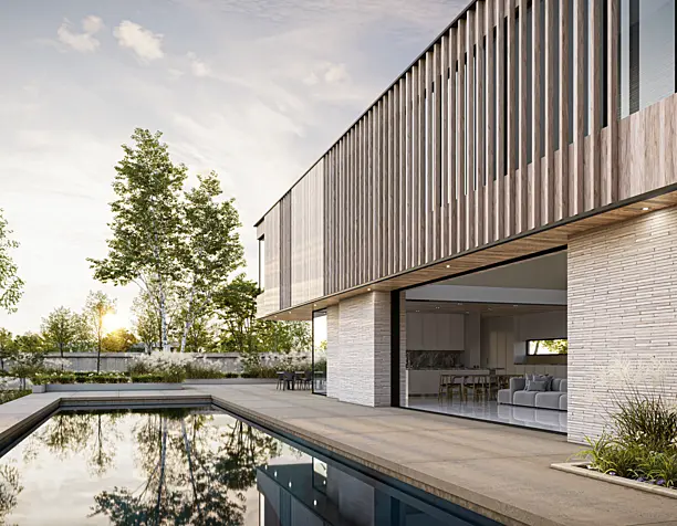 House with a swimming pool