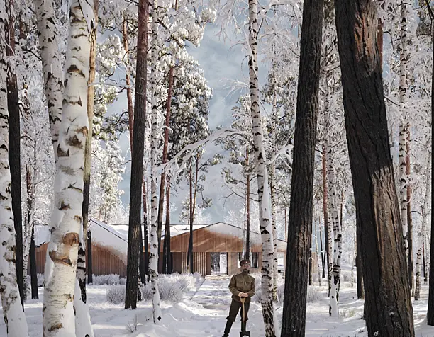 House in the Leningrad region