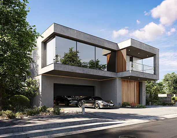 Modern architectural minimalism