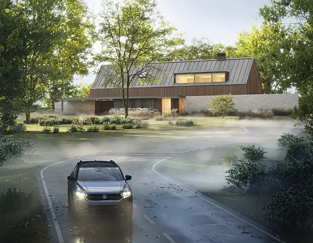 House in the morning