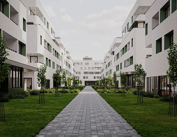 Contemporary White Residences