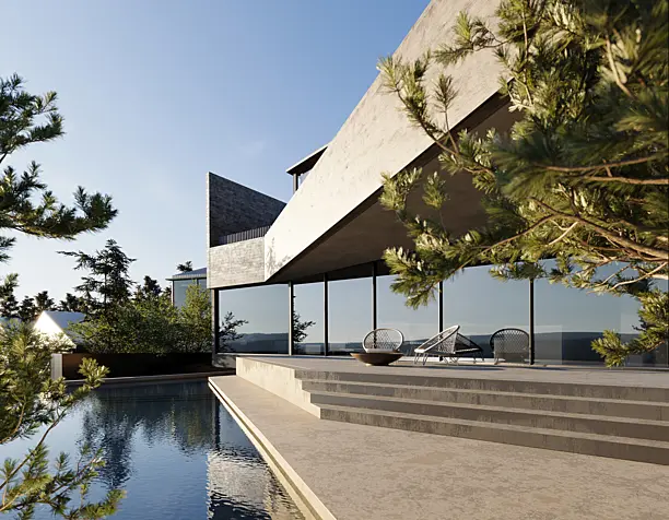 Liminal House / Mcleod Bovell Modern Houses (сделано по референсу)