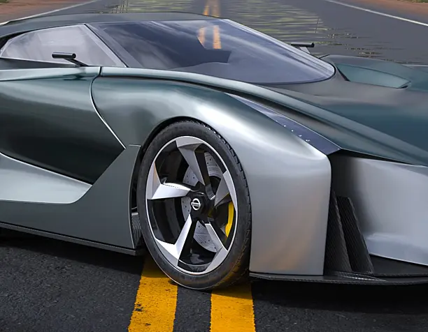 3d modeling Nissan concept 2020 vision