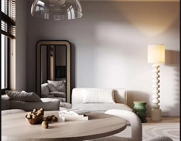beige living room