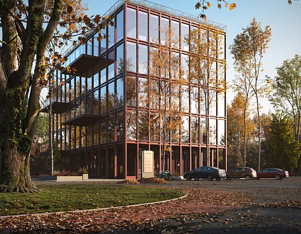 Glass Office  (сделано по референсу)