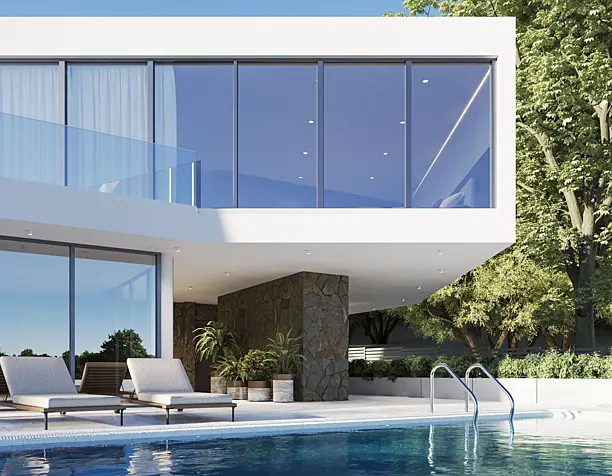 Villa in the south | Exterior render.