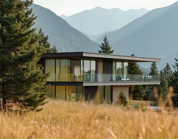 A house in the mountains