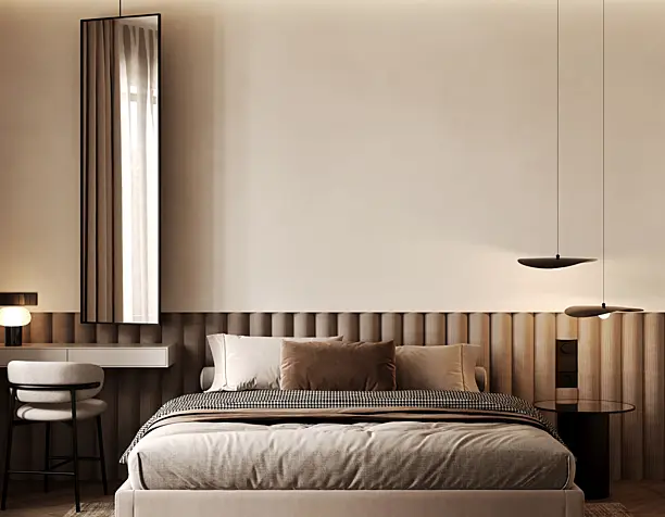 Villa interior design-bed room