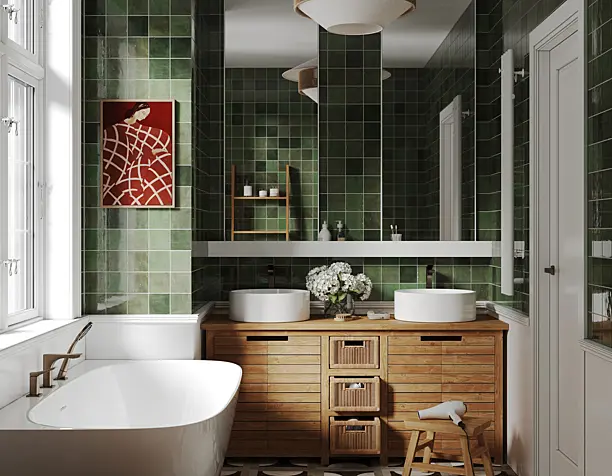 Bathroom interior