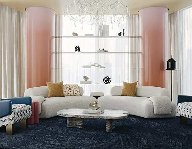 Riyadh Penthouse living room