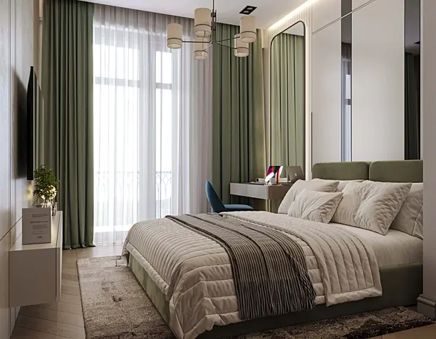 Modern Serenity: Cozy Bedroom Concept