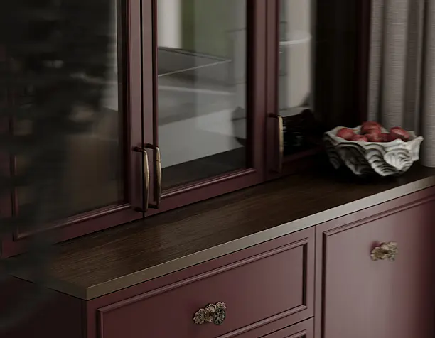 Kitchen living room bordo