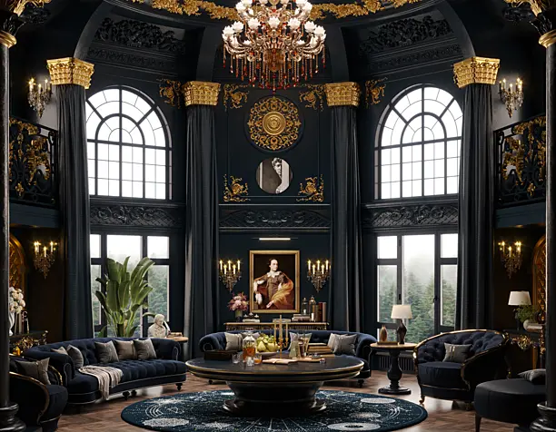 Baroque lounge/Гостиная в стиле Барокко.