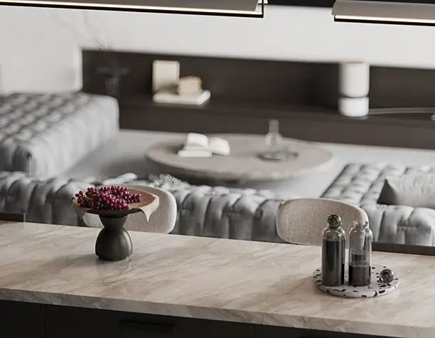 livingroom + kitchen
