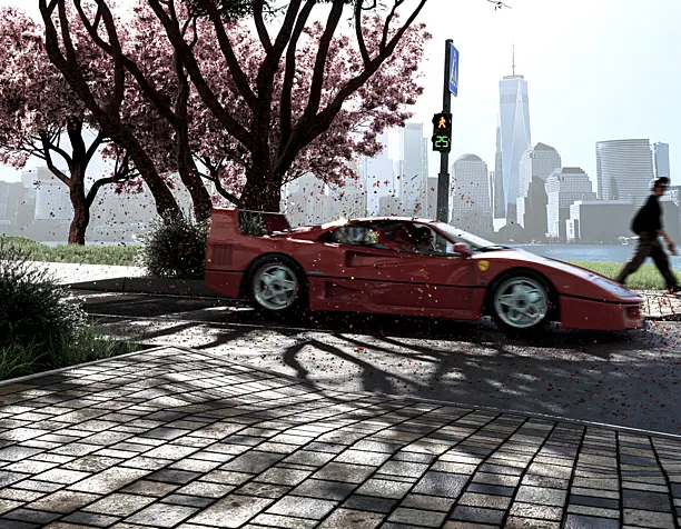 Ferrari F40(сделано по референсу)