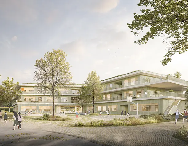 Erich-Kästner-Gemeinschaftsschule mit Mensa in Laichingen - 1st prize!