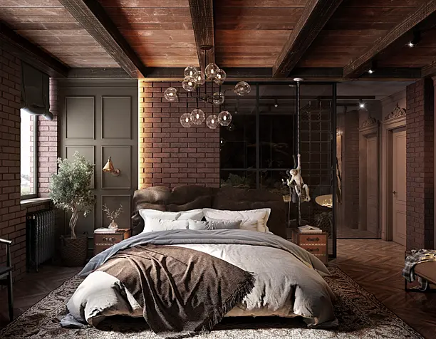 Brutalism bedroom style