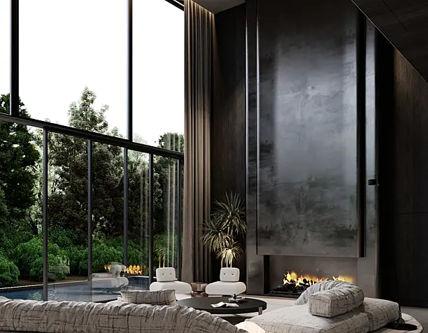 Dark vibe villa