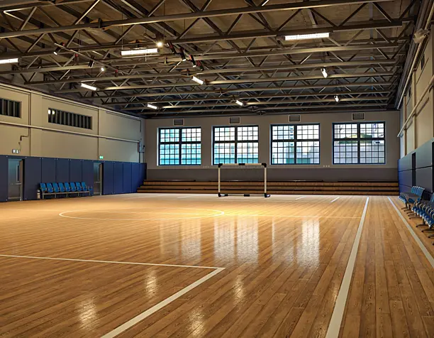 Old School Gym and Locker Room