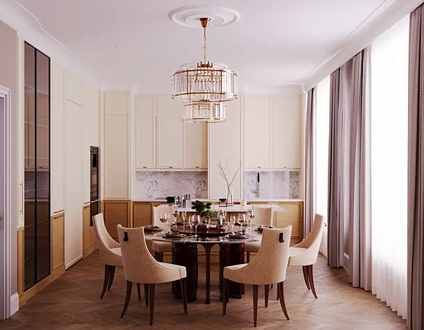 Neoclassical style kitchen
