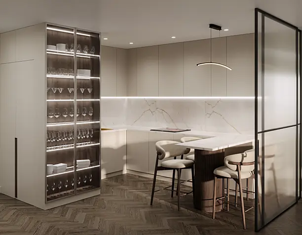 Kitchen-living room