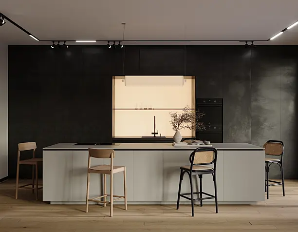 Kitchen-Living Room Design