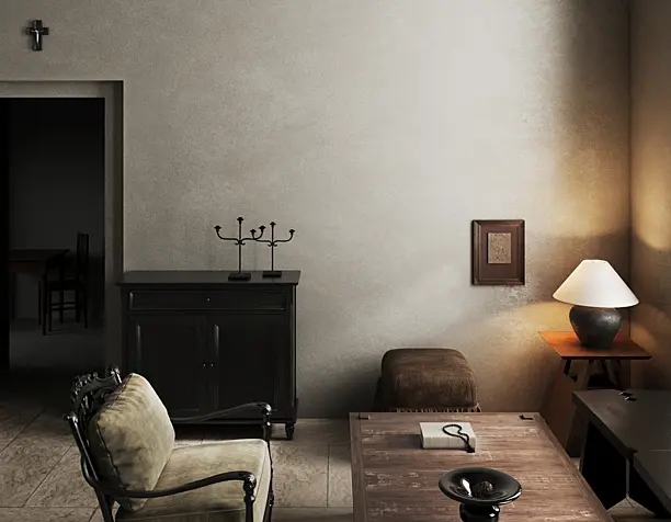 monk's cell (сделано по референсу)