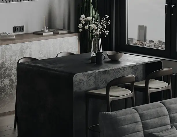 kitchen living room