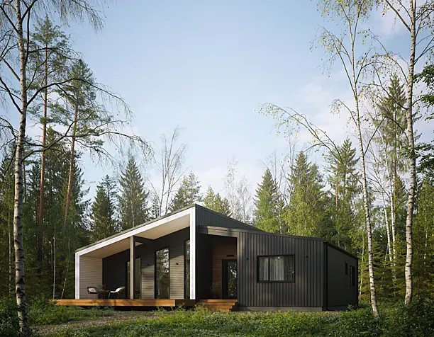 Forest house