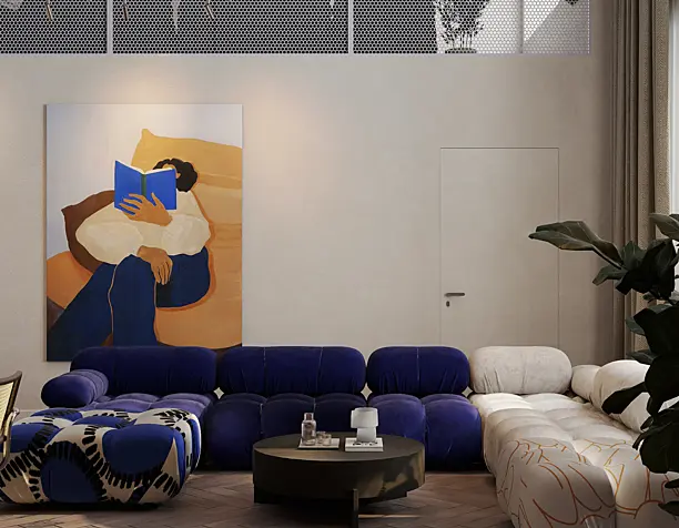 Design of a two-level apartment